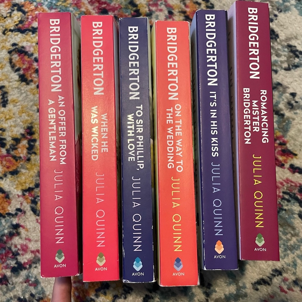 Bridgerton Book Series by Julia Quinn - please see description